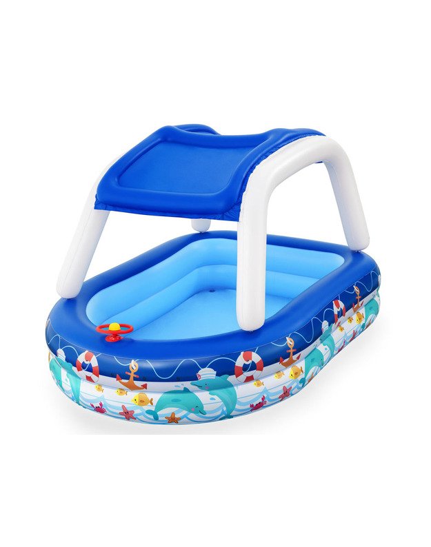 Bestway swimming pool with a visor, steering wheel, paddling pool 54370