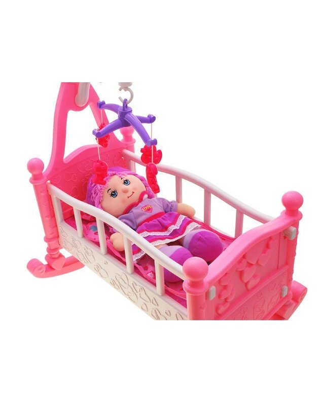 Cradle with carousel Baby Doll ZA1668