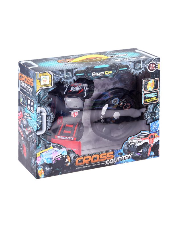 Cross Country Remote controlled car + RC0488 steering wheel remote control
