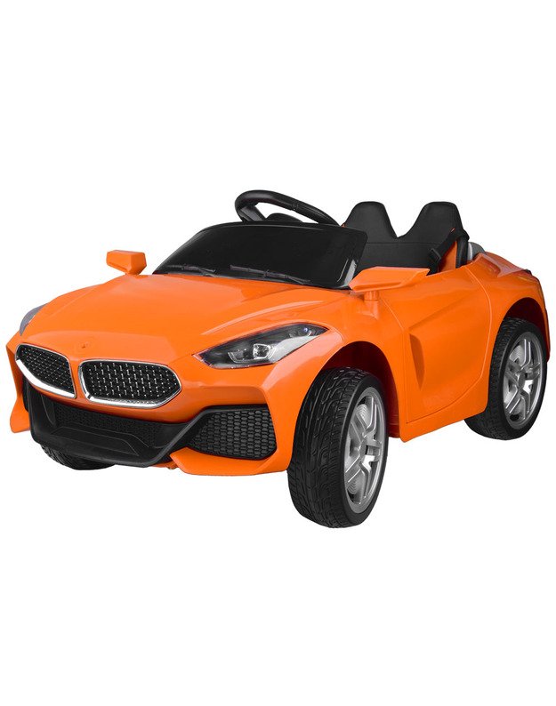 Elektromobilis kabrioletas - oranžinis