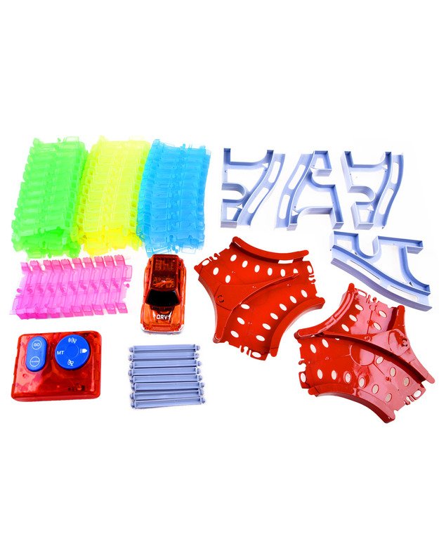 Flexible colored TRACK + toy car 168el RC0568