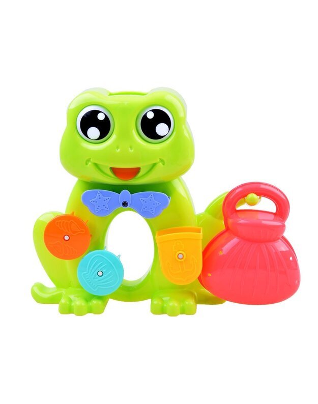 Frog bath toy cups water ZA2779