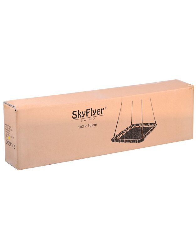 Sūpynės "SkyFlyer" 76x102cm - geltonos
