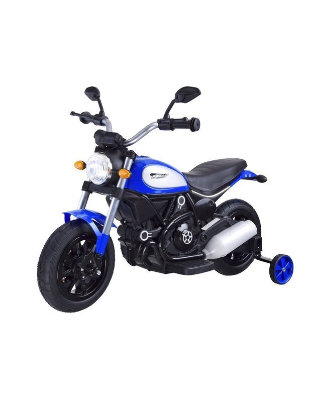 Vaikiškas elektrinis motociklas  STREET BOB - mėlynas