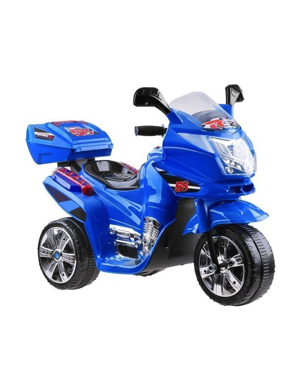  Vaikiškas elektrinis motociklas Vespa - mėlynas