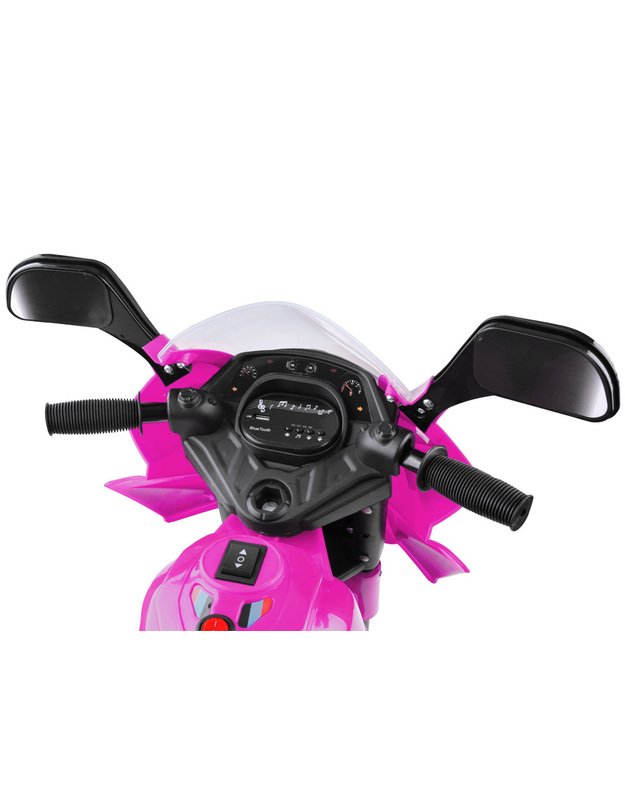  Vaikiškas elektrinis motociklas Vespa - rožinė
