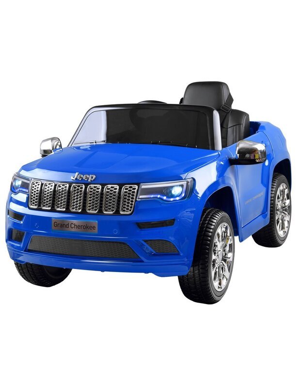Vaikiškas elektromobilis JEEP - mėlynas lakas